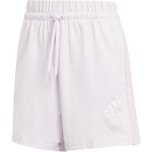 adidas Dames ESSENTIALS 3-STRIPES COTTON SHORTS, ice lavender/bliss lilac, XXL