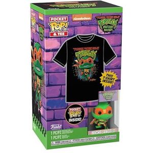 Funko Pocket POP! & Tee: Teenage Mutant Ninja Turtles (TMNT) - T-shirt - kleding met vinyl minifiguur om te verzamelen - cadeau-idee - speelgoed en top met korte mouwen voor volwassenen mannen en