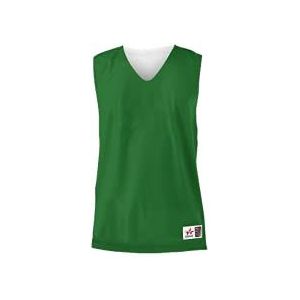 Alleson Athletic Omkeerbare tanktop van mesh voor volwassenen, uniseks jersey, Kelly/Wit, M
