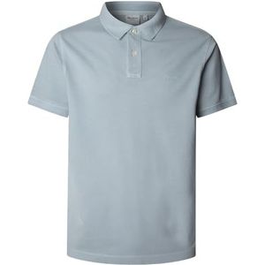Pepe Jeans - PM542099 - Poloshirt - Blauw - Katoen - Korte Mouwen