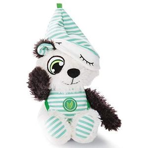 NICI 45672 Knuffel Schlafmützen Bear Pandalino, zacht speelgoed, Panda Teddy, 22cm, wit