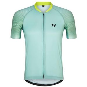 Ziener Heren NELOS fietsshirt/fietsshirt - mountainbike|racefiets - ademend, sneldrogend, elastisch, korte mouwen, licht mint, 46
