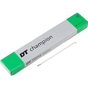 DT Swiss Champion zilveren spaken 14 g = 2 mm doos 100, 293 mm