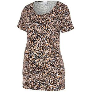 MAMALICIOUS Dames Mlaubrey S/S Jersey Top T-Shirt, Nutria, L