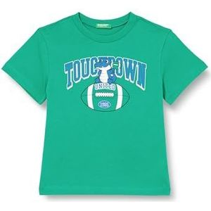 United Colors of Benetton T-shirt voor kinderen en jongeren, Groen, 18 mesi