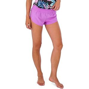 Hurley Beachrider 2.5' boardshort voor dames, Lila, L, Lila, L