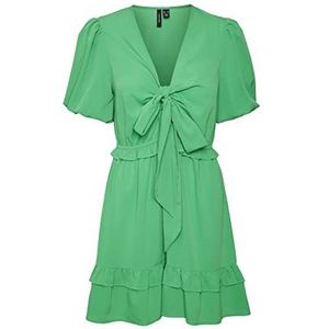 VERO MODA VMCARY Olivia 2/4 korte jurk WVN GA jurk, Bright Green, XS, bright green, XS