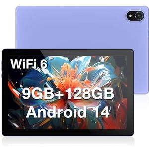 DOOGEE U10 - Tablet - 10 inch - 9GB RAM - 128GB ROM - Quad-Core 2,0GHz - Android 14 - WiFi 6