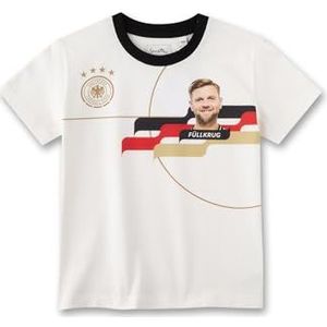 Sanetta DFB-Fanshirt Vulkan Off-White | Hoogwaardig en gezellig shirt van katoen voor meisjes en jongens. Kinderkleding, beige, 104