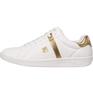 FILA Crosscourt 2 F wmn Sneakers voor dames, wit-goud, 37 EU