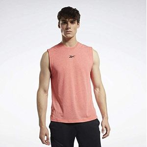 Reebok TS AC+Cotton Slvls herenhemd, levendig, L