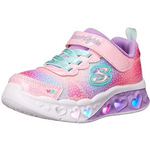 Skechers Glow-Brites Sneaker Kind, Roze Synthetisch Mesh, 38 EU