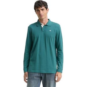 TOM TAILOR Poloshirt voor heren, 14171 - Jasper Green, XXL