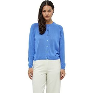 Peppercorn Marie O-hals vest | blauwe vesten voor dames VK | lente dames vest | maat XL