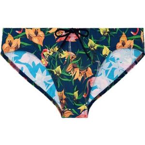 HOM Flamingo zwembroek, Roze Vlaamse Print Marine Achtergrond, XL