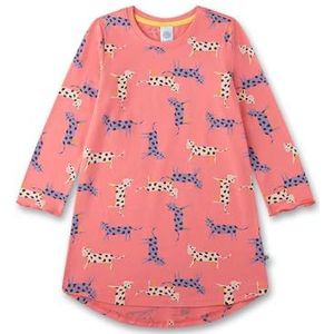 Sanetta Meisjesnachthemd roze | Duurzaam en aangenaam katoenen nachthemd voor meisjes. Nachtkleding voor meisjes, roze, 92
