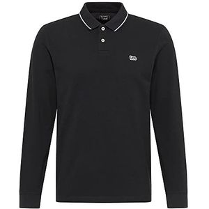 Lee Polo Met Lange Mouwen Zwart L Man