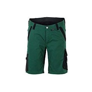 Planam 6454064 Norit herenshorts, groen/zwart, maat XXXL