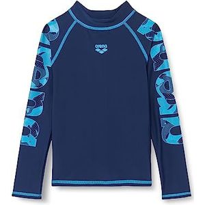 Arena Jongens Unisex Jr Rash Vest L/S Graphic Rash Guard Shirt