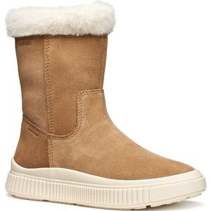 Geox - Laquinny - Winterlaarzen - Cognac - Impermabele Laarzen voor Meisjes