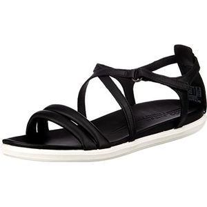 ECCO Damen Simpil Sandal Flat Sandal Knöchelriemen, Black, 41 EU