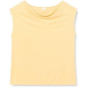 s.Oliver BLACK LABEL Dames T-shirt, korte mouwen, geel, 34, geel, 34
