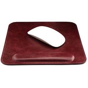 Londo Leder Mousepad met Polssteun (Purper)
