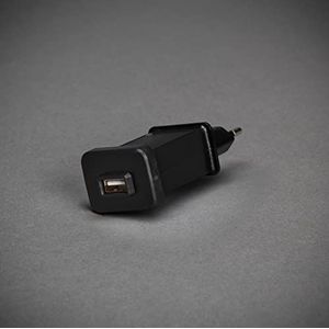 Konstsmide E-transformator, zwart, incl. USB-aansluiting, 5 V, binnen, 3,6 W - 5112-000