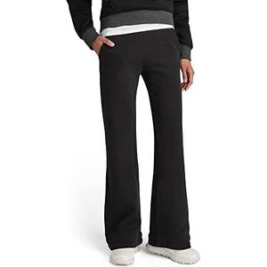 G-STAR RAW Sweatpants voor dames, verstelbare brede pijpen, zwart (Dk Black C931-6484), L