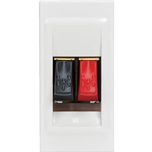 Legrand flexibele luidspreker voor kabels tot 4 mm2, voor het inbouwen van mozaïek 1 module wit