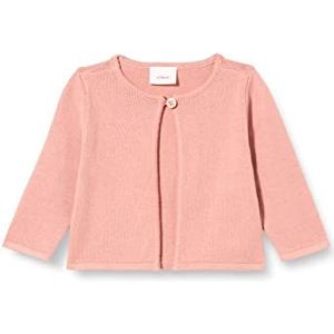 s.Oliver Junior Girl's gebreide jas, lange mouwen, roze, 62, roze, 62 cm
