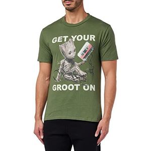 Marvel T-shirt heren, Kaki, M