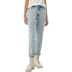 Q/S designed by Women's 2119372 Jeans 7/8 Mom Fit, Blauw, 32/32