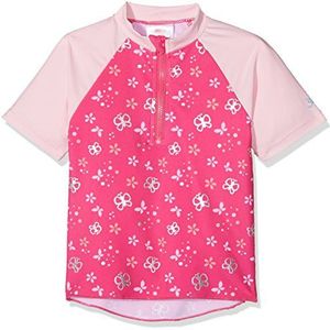 Sterntaler Zwemshirt voor kinderen, met korte mouwen, uv-bescherming 50+, roze/roze, 110/116 cm