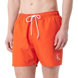 Calvin Klein Boardshorts voor heren, Rood (Flaming Chili), 6XL grote maten