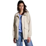 Damesjas - Capuchon - A-lijn - Zwart - Polyester