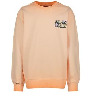 Vingino Jongens Sweater Neor in Color Soft neon oranje maat 8 jaar, Soft Neon Oranje, 8 Jaar
