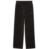 ESS verhoogde velours rib rechte been broek PUMA zwart