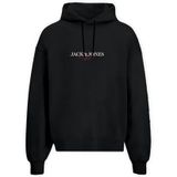 Jack & Jones - JORBILLYBURG SWEAT HOOD FST - Hoodie - Zwart - Met Capuchon
