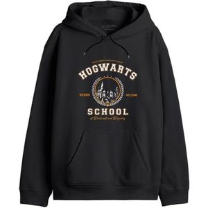 HARRY POTTER Hoodie voor heren, zwart, L/Tall