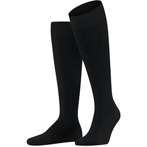 FALKE Heren Kniekousen Energizing Wool M Kh wol katoen met compressie 1 paar, Zwart Black 3000, 39-40