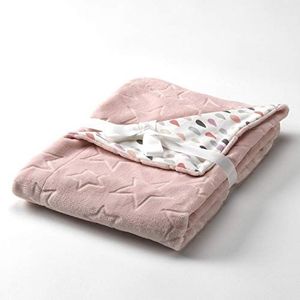 Textiles Mora Babydeken voor baby's, babybed, 80 x 110 cm, roze