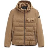 bugatti - Heren Winterjas - Cognac - Waterdicht - Met Capuchon