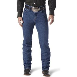 Wrangler Hoogwaardige performance cowboy-snit, smalle pasvorm jeans, Dark Stone, 28W / 36L