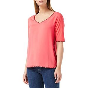 Scotch & Soda Katoenmix T-shirt voor dames, roze (Watermeloen 1906), M