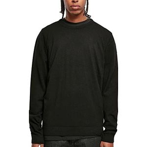 Urban Classics Men's Eco Mix sweatshirt, zwart, L, zwart, L