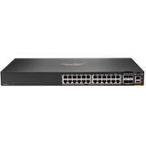HPE - Aruba 6200F - Netwerkschakelaar - Zwart - 24G Klasse4 PoE 4SFP+ 370W