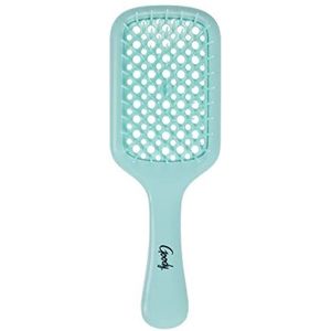 Planet GOODY Vented Paddle Brush, Teal - Ontklitterkam voor dik, krullend en fijn haar, pijnvrije haaraccessoires voor vrouwen, mannen en kinderen, verwijdert knopen en klitten - Ocean Rescue