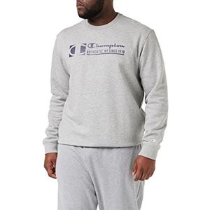 Champion Graphic Shop Authentic Sweatshirt voor heren, lichtgrijs gemêleerd., L
