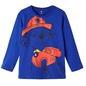 NAME IT Boy's NMMJUNAS PAWPATROL LS TOP Box CPLG shirt met lange mouwen, Surf The Web, 110, surf The Web, 110 cm